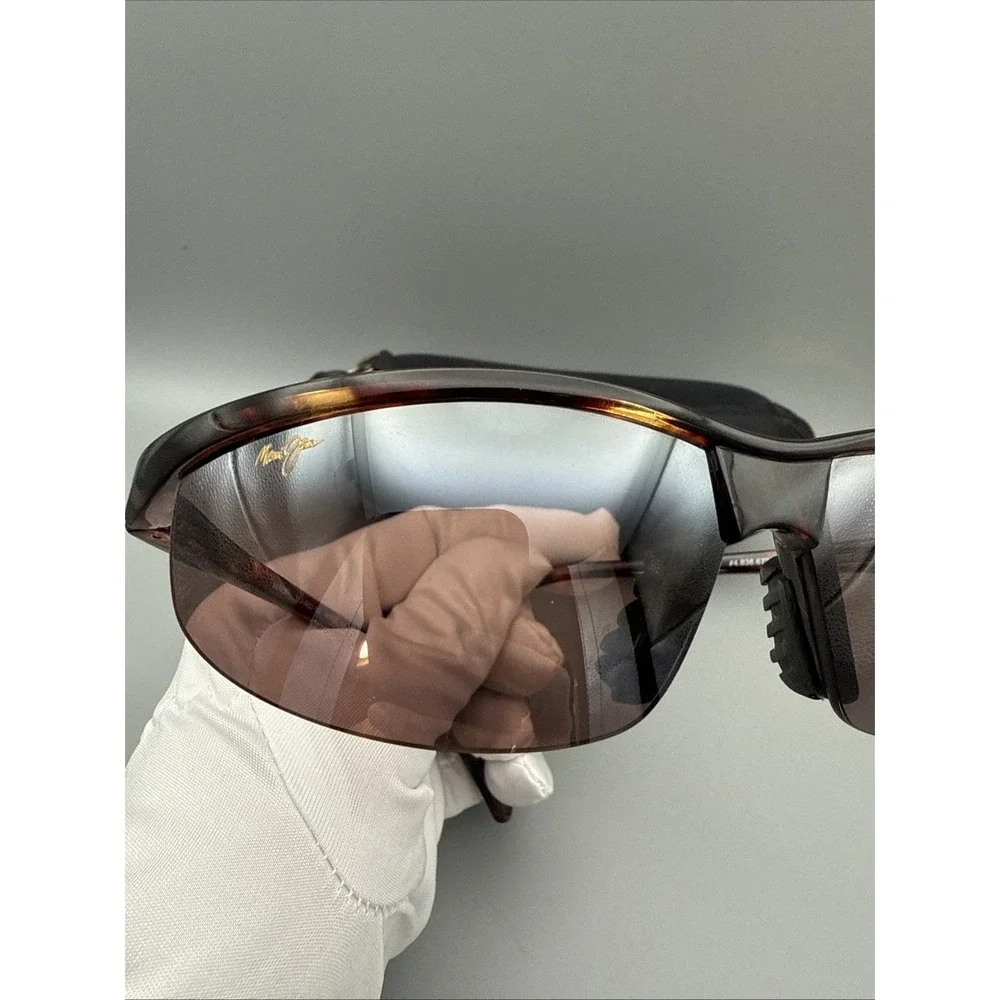 Maui Jim Authentic Sunset MJ402-10 Polarized Tortoise Wrap Sunglasses Japan/Case